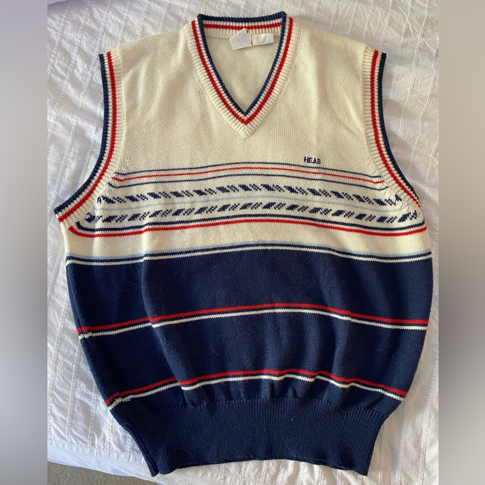 HEAD Vintage Men's V-Neck Sweater Vest